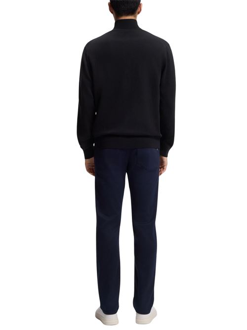 Cardigan in cotone con zip Hugo Boss | 50556345404